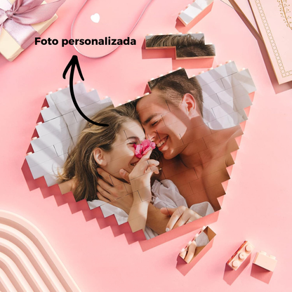 Corazón Construcción de Bloques Personalizado